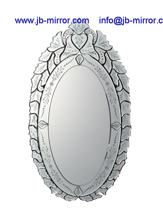 Antique Glass Wall Decorative Venetian Mirror And Frameless Decor Antique Glass Wall Decorative Venetian