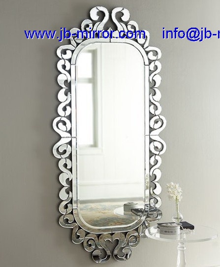 Modern Glass Beveled Art Deco Mirror And Wall Decor Frameless Mirrors