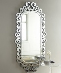 Modern glass beveled art deco mirror and wall decor frameless mirrors