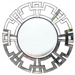 Large contemporary glass beveled decorative mirror and big wall ornate frameless mirrors