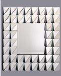 Large modern glass beveled salon decorative mirror and big hotel wall ornate frameless mirrors